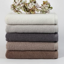 송월타월 150g 뉴컬러무지(10매), 진갈색, 1set