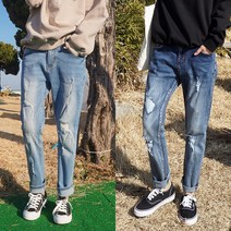 나나진 여성용 빈티지 스타일 루즈핏 배기진