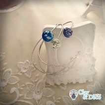 클레이앤데코 회오리 팔찌, 실버