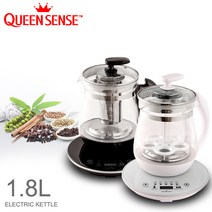 티포트 대용량 티메이커 전기포트 모음, 티포트 QSKT-2000(1.8L)-블랙