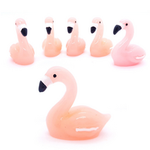 조이어스 마리모 어항 화분 꾸미기 홍학 핑크 피규어 캔들재료, 1개