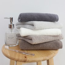송월타월 150g 30수 송월무지(5매), 연회색, 1세트