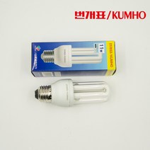 번개표 삼파장 11W 주광색, 1개