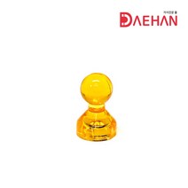 초강력 네오디움 큐티자석 11mm 체스형 메모홀더, 주황, 1개