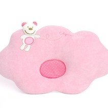 신생아 짱구베개, 솜사탕핑크