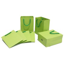 미니 쇼핑백, 선택8)미니(연두색)옐로우그린1-10매