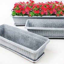포스아트 CN 스노우스톤 사각화분