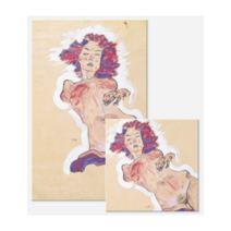[슈가덕] 에곤쉴레 에곤실레 캔버스 액자 20종 캔버스액자 명화, 여인3_25x25cm