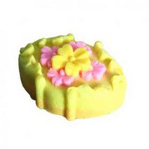 [아로마케이] 1구 비누 몰드 비누틀 비누만들기 재료 실리콘몰드, 66_꽃잎담아95g