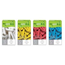 문교 워터초크 10개/4종 색상선택, 파랑