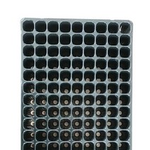 육묘용 모종 트레이 72구 100p, 블랙