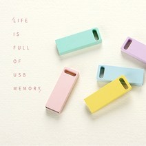 GAPSTAR 파랑색-USB 귀여운USB 이쁜USB 특이한USB 파스텔USB 4 8 16 32 64GB USB, 4GB