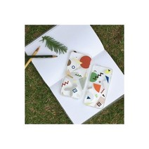 a peice of summer 젤리 케이스-세컨드모닝, 디자인선택:1.july(줄라이) / 기종선택:아이폰8+, 상세 설명 참조