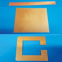 한국과학상사 긴구리판 긴유리판 긴철판(열변색(시온)실험용), 22번