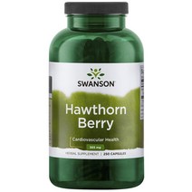 스완슨 호손 베리 565mg 캡슐, 1개, 250개입, 250정
