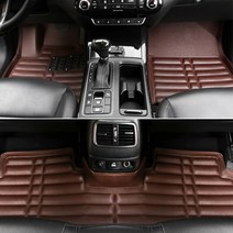 ones 제네시스BH DH G80 5D 6D 코일 가죽 입체카매트, 제타(조수석네비팩재단O), 5D가죽(블랙)