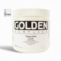 [골덴]헤비바디 아크릴물감 473ml / 시리즈 1, 옵션:[5011836]1370 TitanBuff