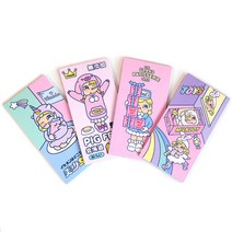 잇쁨 귀염 팡팡 캐릭터 메모지세트 떡 메모지, 선물1+랜덤1, 2개
