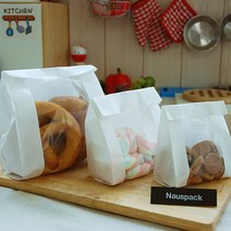 나우스팩 무지 화이트 창봉투 (100장) - 4가지 사이즈, 150L0006A 무지 W 창봉투 특소(120x200x60) 100장