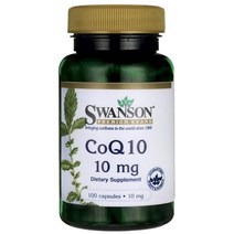 스완슨 CoQ10 10mg 캡슐, 100개입, 1개