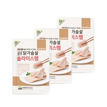 굽네 닭가슴살 슬라이스햄 100g, 3팩
