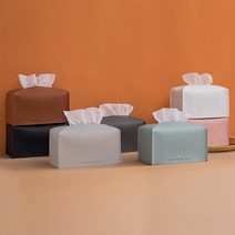 블루밍데이 티슈케이스 휴지케이스 1+1, 블랙 2개