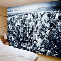 프렌체 맞춤제작 30가지 야경디자인 UV프린팅 포인트벽지, 디자인30