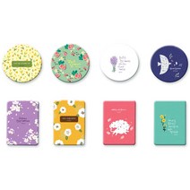 위드지저스 크리스찬리빙 말씀양면손거울 (원형 직사각형) 택1 성경말씀 휴대용손거울 기독교디자인 전도 교회학교 손거울, B.원형-강하고담대하라(NO.730015), 1개