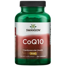 Swanson Vitamins Coq10 30mg 캡슐, 240개입, 1개, 240정