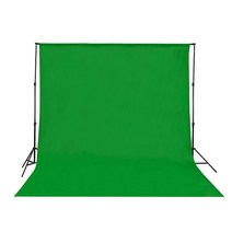 크로마키 배경천 1.5M x 3M 개인방송, 배경천 거치대 2M x2M
