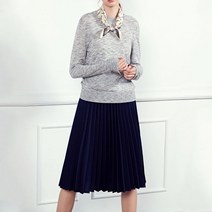 플래퍼 (플래퍼) 여성 주름 플리츠 스커트(KWSK17F001)