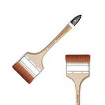 [화홍] 132 빽붓 -종류선택(30~150mm) - 백붓 납작붓 평붓 마감용붓, 5호 80mm