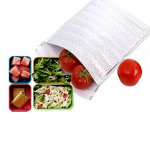 민스리빙 일회용 접착 은박 보냉백 20매, 은박보냉팩(20X25) 20매