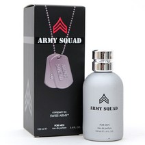 USA 미국직수입 남자향수 아미스쿼드 100ml, 1개