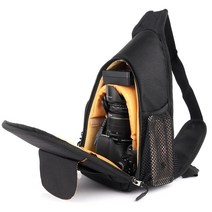 BAGnBAGs DS-100 DSLR 카메라 슬링백, 블랙