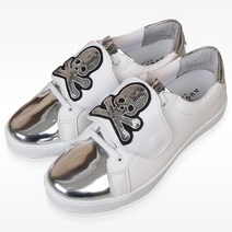 오거스타 스파이크리스 골프화.실버패치.WHT-SILVER