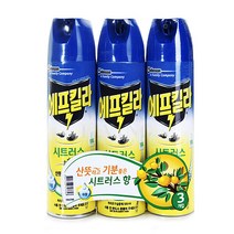 에프킬라 에어졸 시트러스 500MLx3 탈취 방충 살충