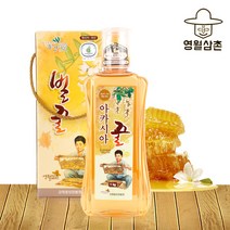 [강원중앙양봉원] 아카시아벌꿀 1kg(튜브), 1박스