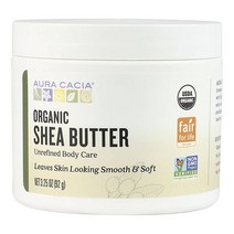 아우라카시아 언리파인드 바디 케어 시어 버터, 92g, 1개