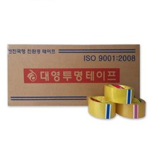대영테이프 OPP접착테이프(초강력)라바-투명48mm*100M 1EA