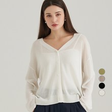  ELLE PARIS 릴렉스핏 쿨터치 데일리 여름 가디건 