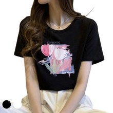 제이지나 여성 플라워 반팔티 1P