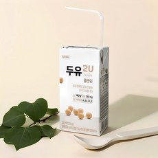 비락 두유 2U 플레인, 72개, 200ml