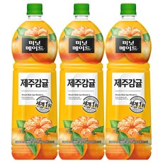 미닛메이드 제주감귤 1.5L x, 3개