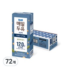 매일 두유 고단백, 190ml, 72개