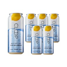 클룹 레몬 스파클링 워터, 6개, 500ml