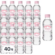 아워홈 지리산수 핑크, 330ml, 40개