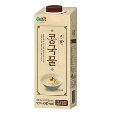 콩을 통째로 갈아넣은 정식품 진한콩국물 950ML 6개