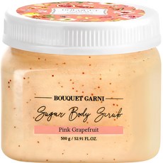 부케가르니 슈가 바디스크럽 핑크자몽, 500g, 1개
