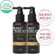 힐텀 어성초 맥주효모 탈모완화 두피토닉 쿨링스프레이, 120ml, 2개